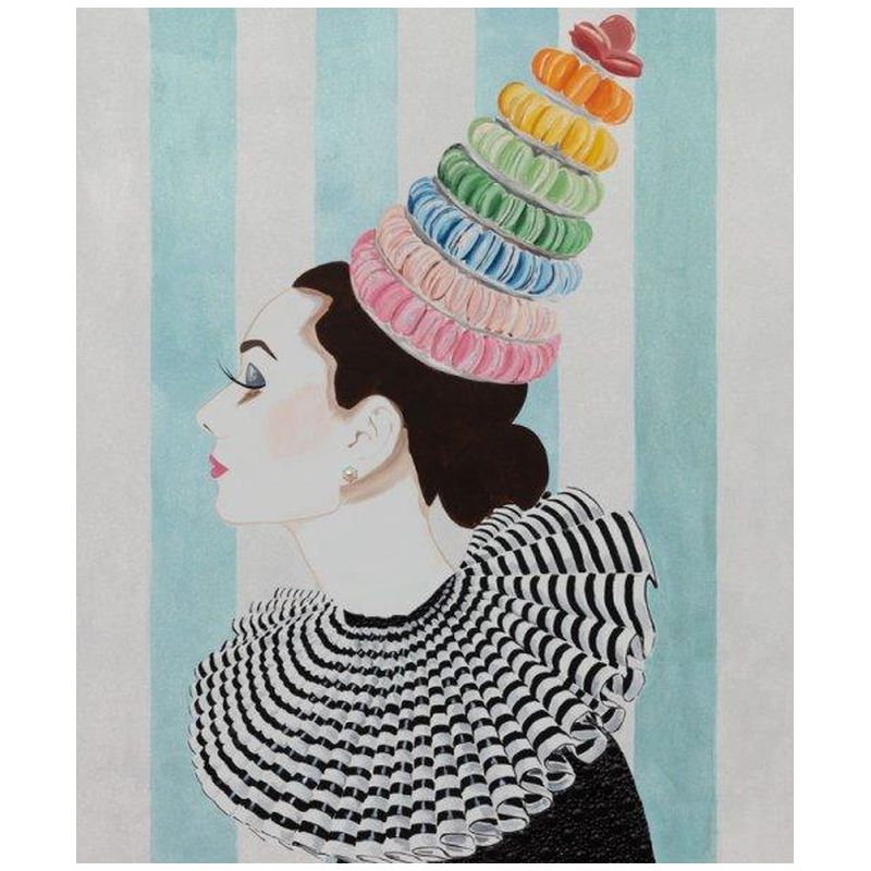 Картина Audrey with Rainbow Macaroon Headdress and Collar Мульти Картина Audrey with Rainbow Macaroon Headdress and Collar Мульти в Твери | Loft Concept