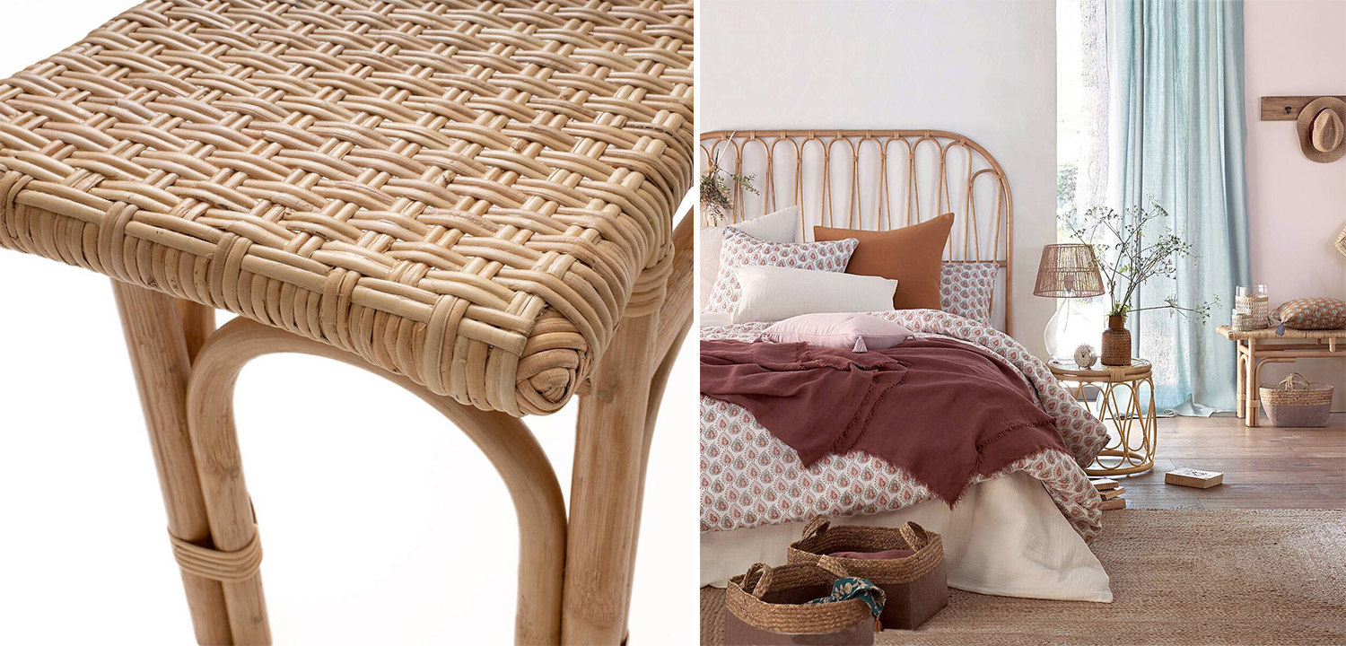 Банкетка Ole Wicker Rattan Banquet - фото