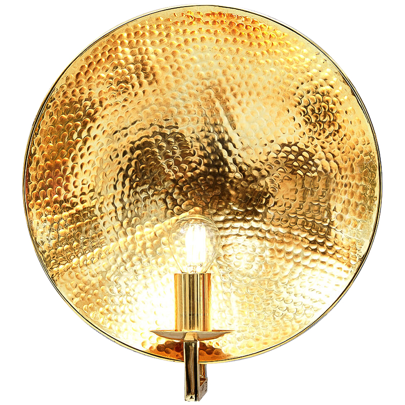 Бра Amun Disk sconce Глянцевое золото Бра Amun Disk sconce Глянцевое золото в Твери | Loft Concept
