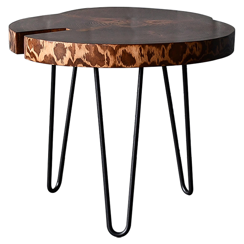 Кофейный стол Busby Industrial Metal Rust Coffee Table Коричневый Черный Кофейный стол Busby Industrial Metal Rust Coffee Table Коричневый Черный в Твери | Loft Concept