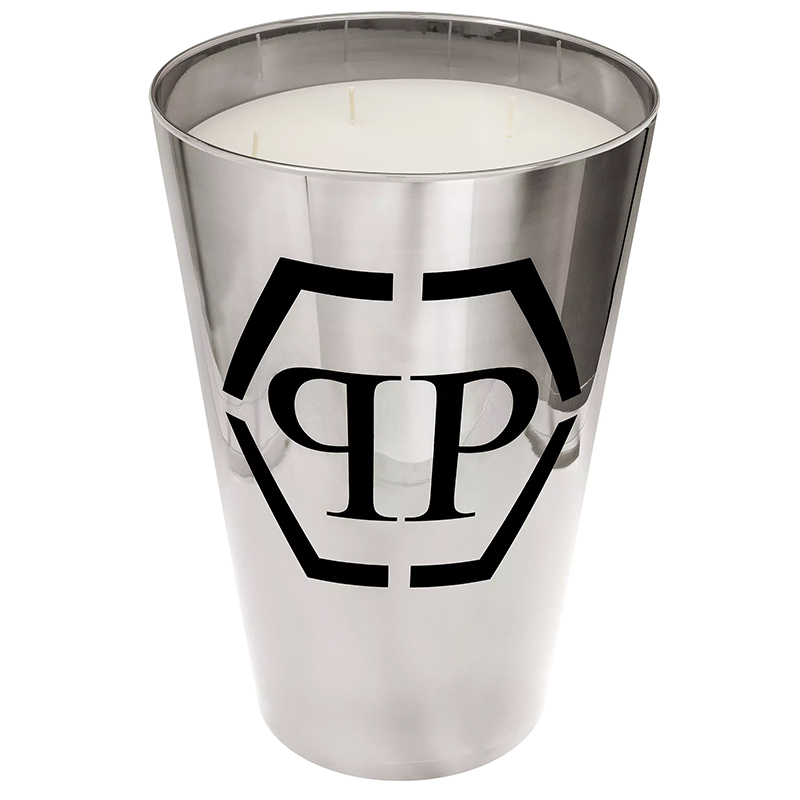 Свеча Philipp Plein Candle Empire Platinum XL Серебряный Белый Черный Свеча Philipp Plein Candle Empire Platinum XL Серебряный Белый Черный в Твери | Loft Concept