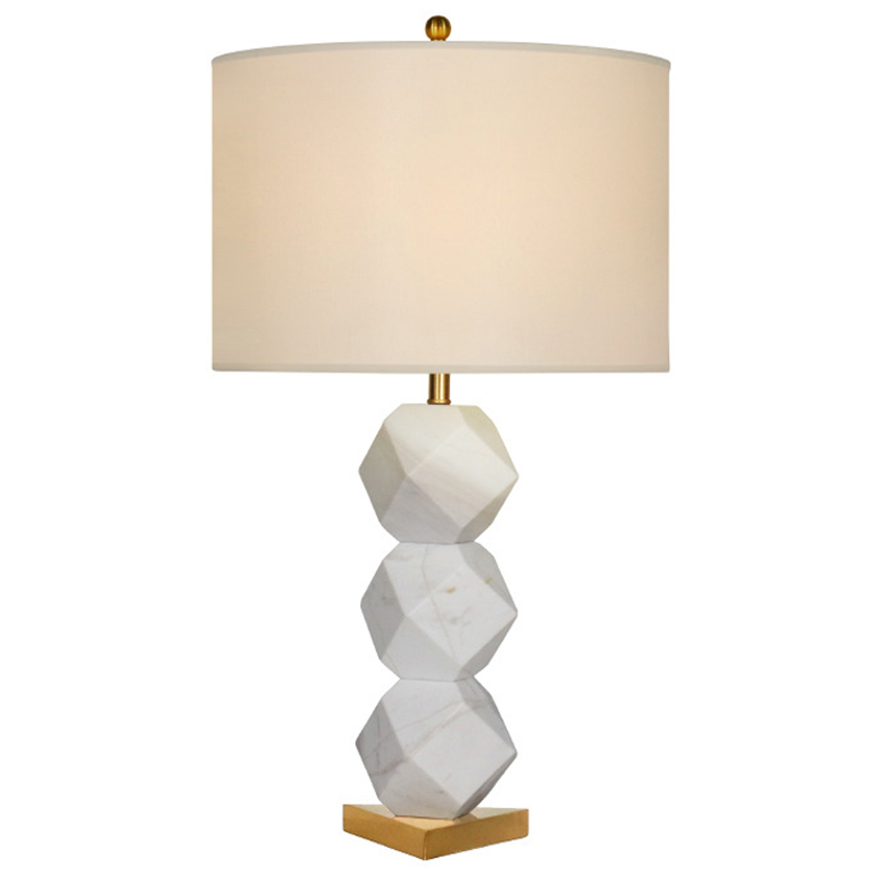 Дизайнерская настольная лампа STEELE LAMP Белый Дизайнерская настольная лампа STEELE LAMP Белый в Твери | Loft Concept