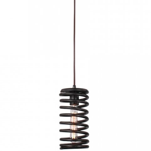Подвесной светильник Loft Spring Pendant Vertical Черный Подвесной светильник Loft Spring Pendant Vertical Черный в Твери | Loft Concept