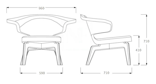 Кресло Munich Lounge Chair Кресло Munich Lounge Chair в Твери