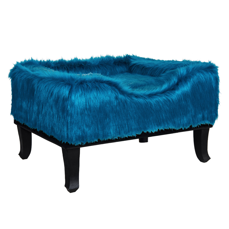 Диван для домашних животных Pet Bed с ворсом Синий Диван для домашних животных Pet Bed с ворсом Синий в Твери | Loft Concept
