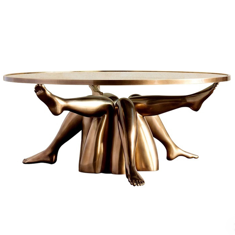 Журнальный стол дизайн Kelly Wearstler Superluxe Isadora Table Латунь Прозрачное Стекло Журнальный стол дизайн Kelly Wearstler Superluxe Isadora Table Латунь Прозрачное Стекло в Твери | Loft Concept