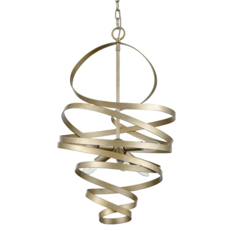 Люстра Metal Curly Ribbon Матовый Шампань Люстра Metal Curly Ribbon Матовый Шампань в Твери | Loft Concept
