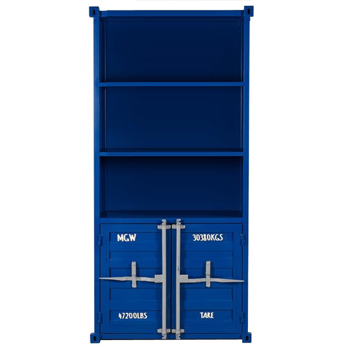 Книжный шкаф Sea Container Bookcase Blue Синий Бирюзовый Зеленый Желтый Оранжевый Красный Белый Серый Черный в Твери | Loft Concept 