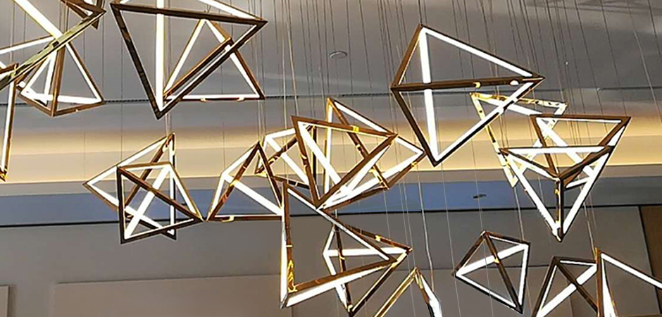 Подвесной светильник Weightless Triangles Подвесной светильник Weightless Triangles - Loft-Concept в Твери