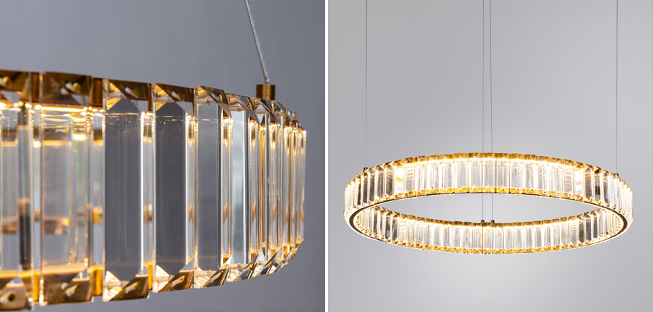 Хрустальная Люстра Crystal Ring Латунь Хрустальная Люстра Crystal Ring Латунь - Loft-Concept в Твери