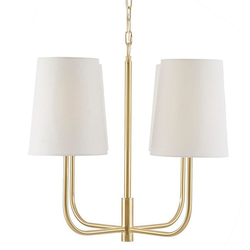 Люстра Abertha Chandelier Золотой Белый Люстра Abertha Chandelier Золотой Белый в Твери | Loft Concept