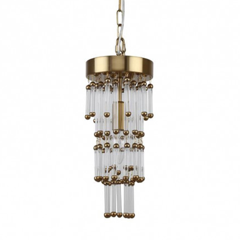 Люстра Restoration Hardware Luciano Chandelier 1 Латунь Прозрачный Люстра Restoration Hardware Luciano Chandelier 1 Латунь Прозрачный в Твери | Loft Concept