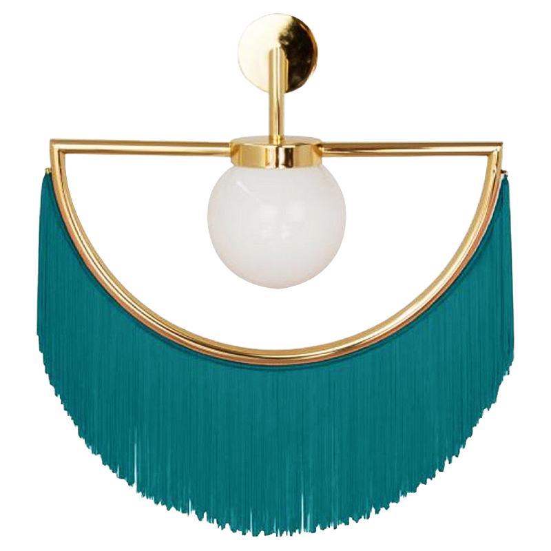 Бра Wink Wall Lamp by Masquespacio for Houtique Petrol Золотой Изумрудный Бра Wink Wall Lamp by Masquespacio for Houtique Petrol Золотой Изумрудный в Твери | Loft Concept