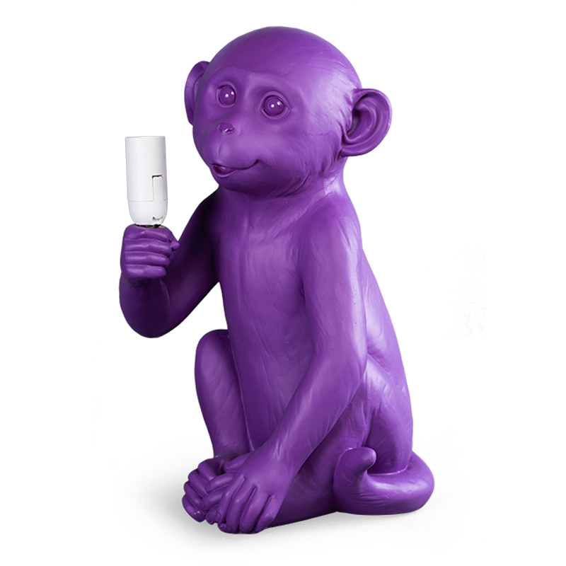 Настольная лампа Purple Monkey Фиолетовый Настольная лампа Purple Monkey Фиолетовый в Твери | Loft Concept