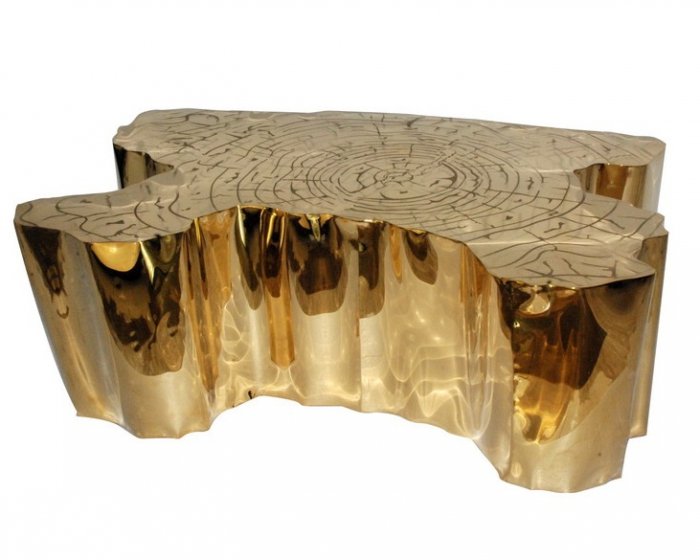 Дизайнерский кофейный стол Eden Table Золотой в Твери | Loft Concept 