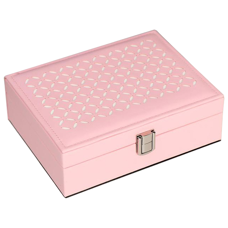 Шкатулка Varda Jewerly Organizer Box pink Розовый Шкатулка Varda Jewerly Organizer Box pink Розовый в Твери | Loft Concept