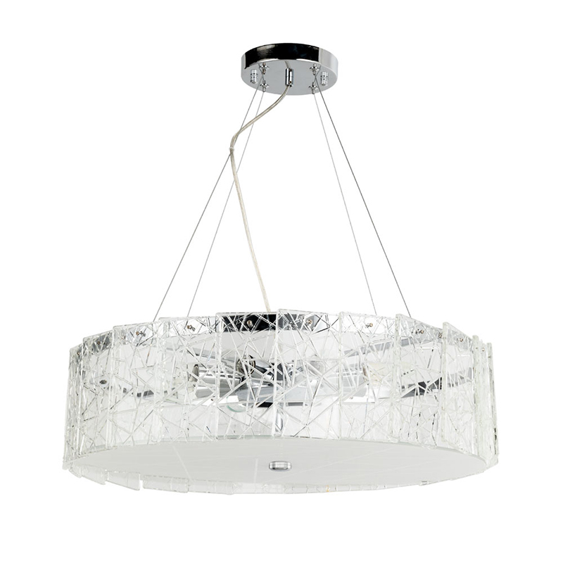 Люстра Alvaro Crystal Round Chandelier Прозрачный Хром Люстра Alvaro Crystal Round Chandelier Прозрачный Хром в Твери | Loft Concept