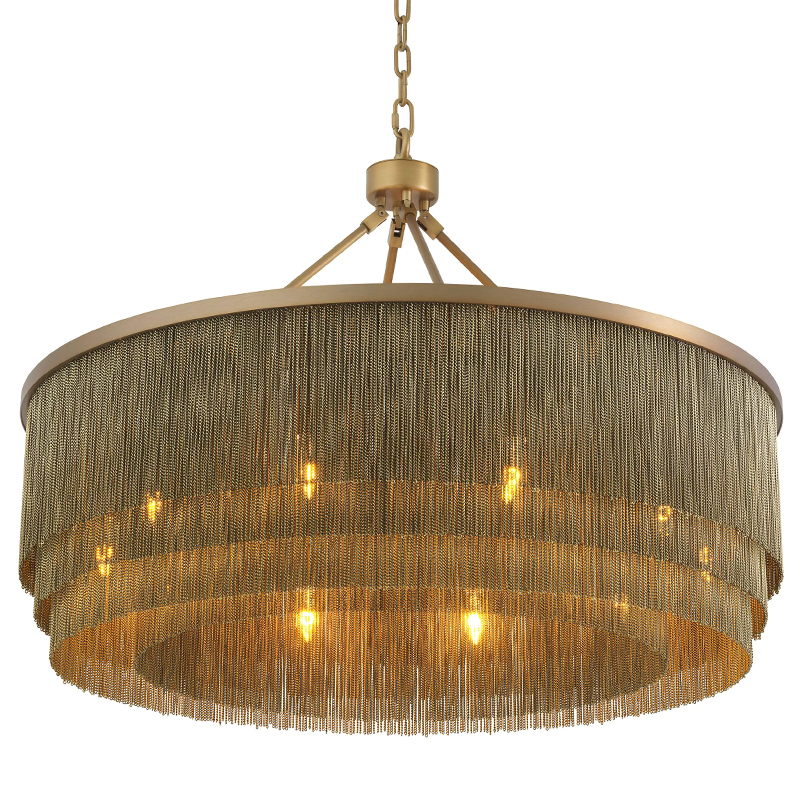 Люстра Eichholtz Chandelier Tissot L Brass Латунь Люстра Eichholtz Chandelier Tissot L Brass Латунь в Твери | Loft Concept