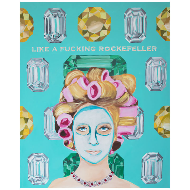Картина “Like A Fucking Rockefeller” Мульти Картина “Like A Fucking Rockefeller” Мульти в Твери | Loft Concept