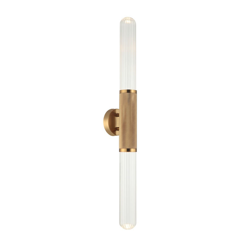 Бра Grover Gold Transparent Wall Lamp Латунь Бра Grover Gold Transparent Wall Lamp Латунь в Твери | Loft Concept