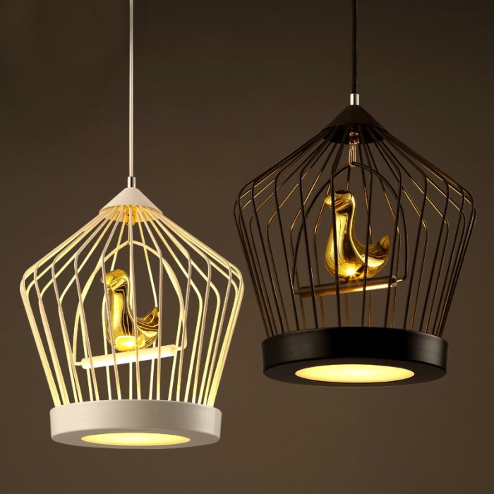 Подвесной светильник Cage Golden Bird Подвесной светильник Cage Golden Bird в Твери | Loft Concept