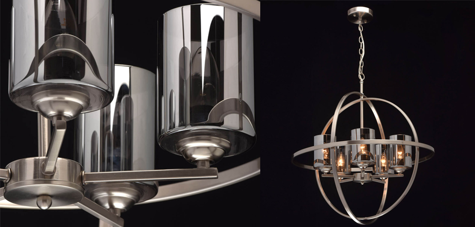 Люстра Chrome Cylinders 5 Люстра Chrome Cylinders 5 - Loft-Concept в Твери