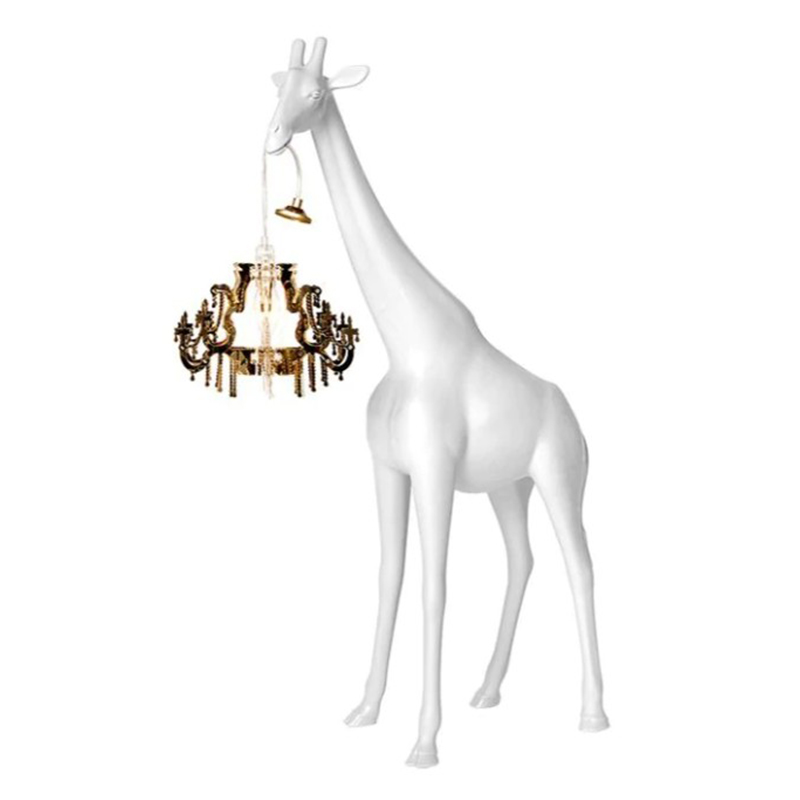 Настольная лампа белый жираф White Giraffe Table Lamp Белый Настольная лампа белый жираф White Giraffe Table Lamp Белый в Твери | Loft Concept