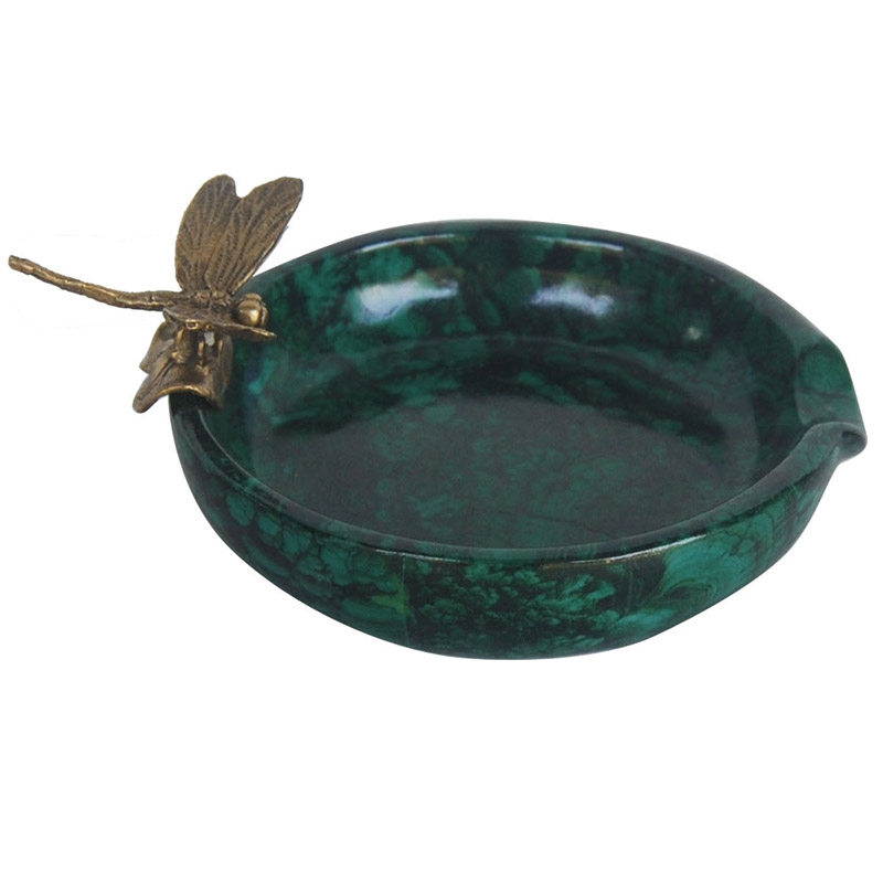 Блюдо Malachite Dish Бронза Малахит Блюдо Malachite Dish Бронза Малахит в Твери | Loft Concept