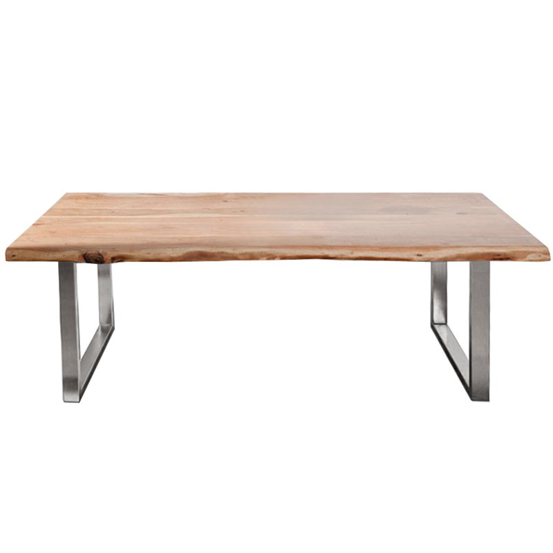 Обеденный стол Brutal Wood Акация Нержавеющая сталь Обеденный стол Brutal Wood Акация Нержавеющая сталь в Твери | Loft Concept
