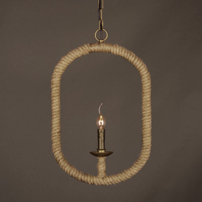 Подвесной светильник Oval Loft Rope Light Подвесной светильник Oval Loft Rope Light в Твери | Loft Concept