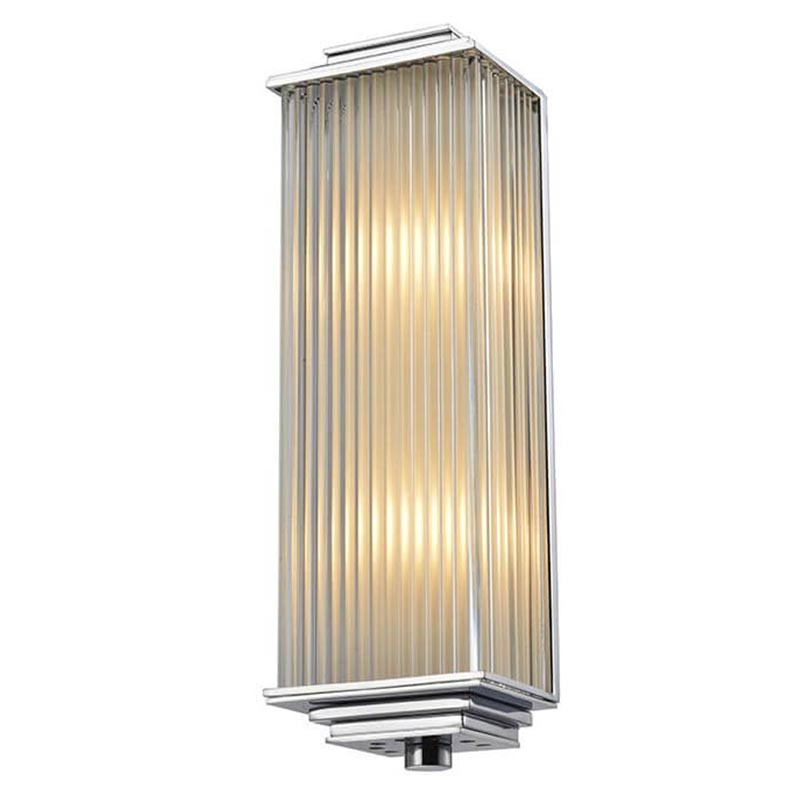 Бра Brion Glass Rectangle Wall Lamp Nickel Никель Прозрачный (Transparent) Бра Brion Glass Rectangle Wall Lamp Nickel Никель Прозрачный (Transparent) в Твери | Loft Concept