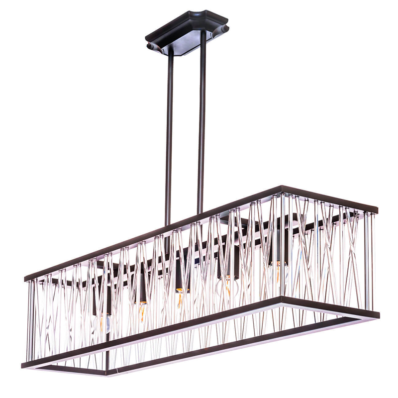 Люстра Lamp Inside The Frame Rectangle Черный Люстра Lamp Inside The Frame Rectangle Черный в Твери | Loft Concept