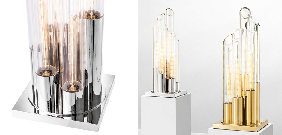 Настольная лампа Eichholtz Table Lamp Paradiso Nickel - Loft-Concept в Твери