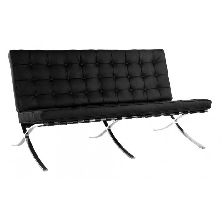 Диван Barcelona 2 seats Черный Диван Barcelona 2 seats Черный в Твери | Loft Concept