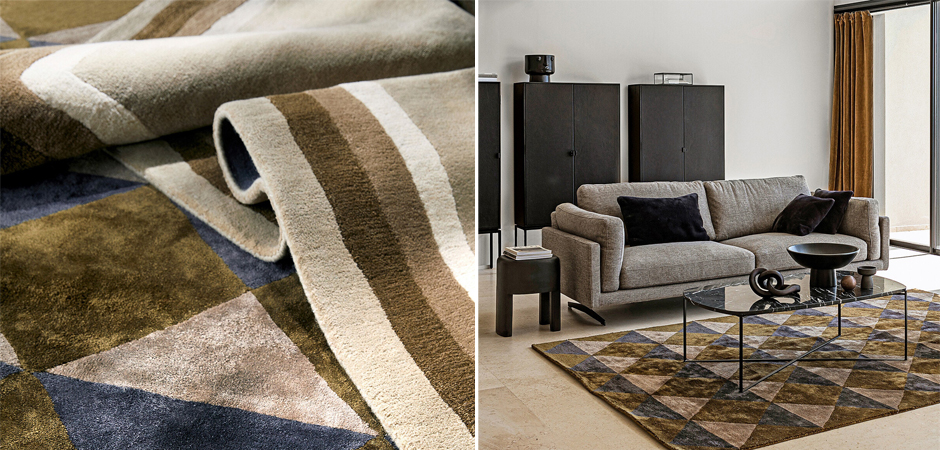 Ковер Carpet Geometric 100% вискоза Ковер Carpet Geometric 100% вискоза - Loft-Concept в Твери