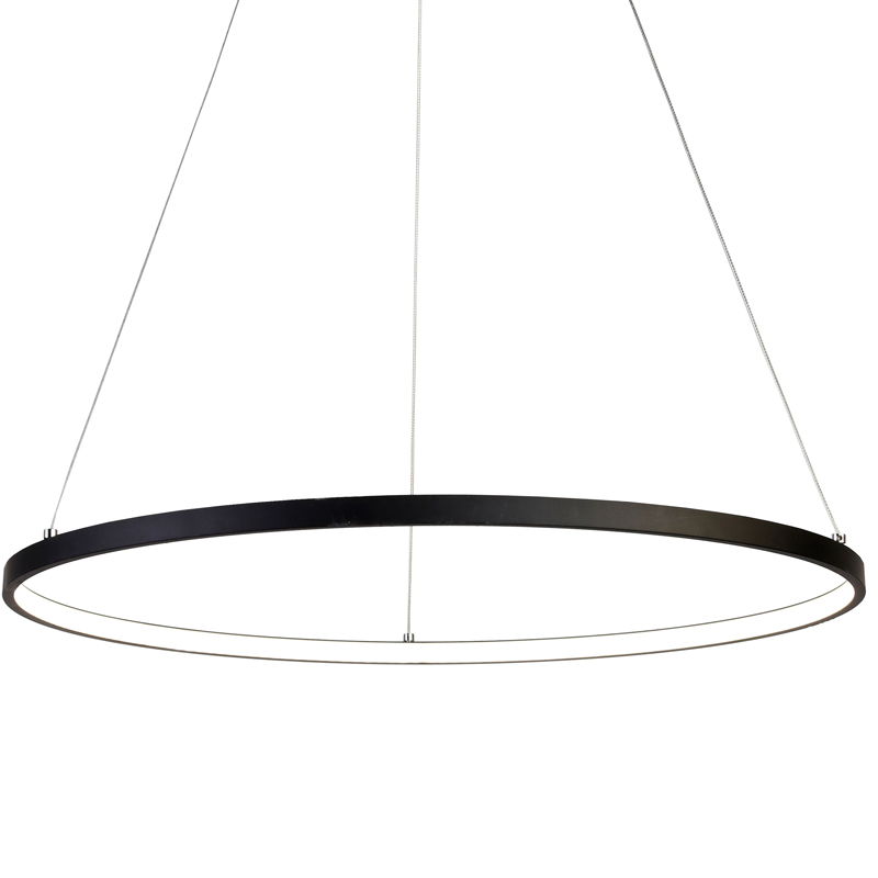 Люстра Ring Horizontal black Черный Люстра Ring Horizontal black Черный в Твери | Loft Concept