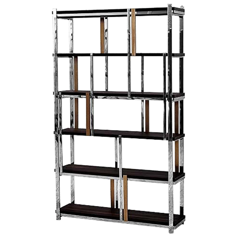 Стеллаж Batista Rack Коричневый Хром Бронза в Твери | Loft Concept 