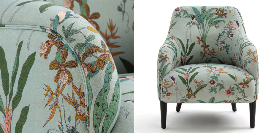Кресло Lipstick Fauteuil melange lin Кресло Lipstick Fauteuil melange lin - Loft-Concept в Твери