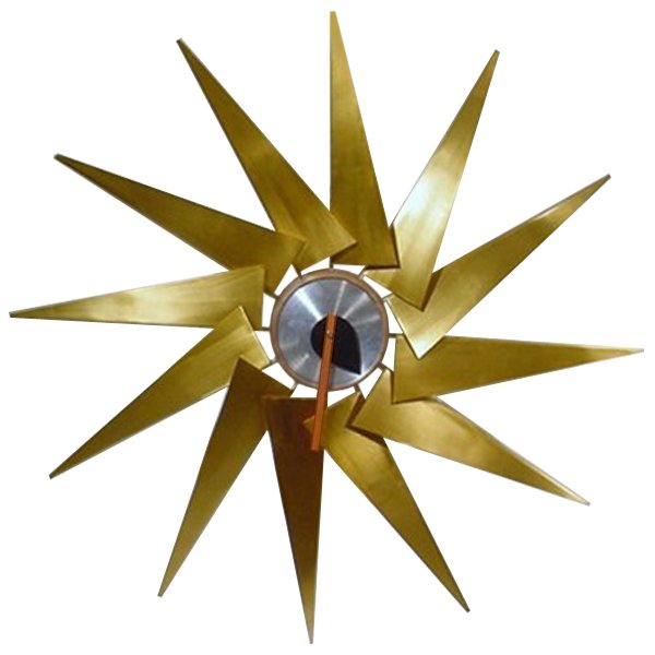 Часы George Nelson Turbine Clock Латунь Часы George Nelson Turbine Clock Латунь в Твери | Loft Concept