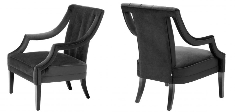 Кресло Eichholtz Chair Ermitage Black Кресло Eichholtz Chair Ermitage Black - Loft-Concept в Твери