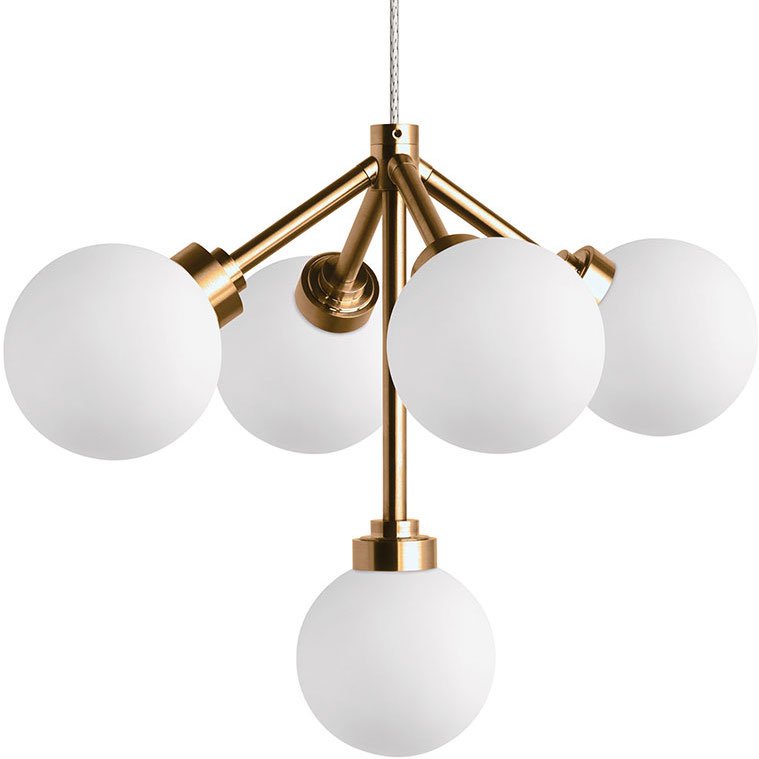 Люстра Tech Lighting Mara Chandelier Mini Золотой Белый в Твери | Loft Concept 