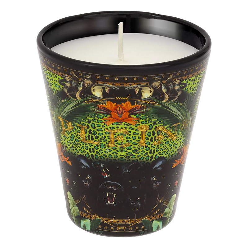 Свеча Philipp Plein Candle Jungle M Черный Мульти Свеча Philipp Plein Candle Jungle M Черный Мульти в Твери | Loft Concept