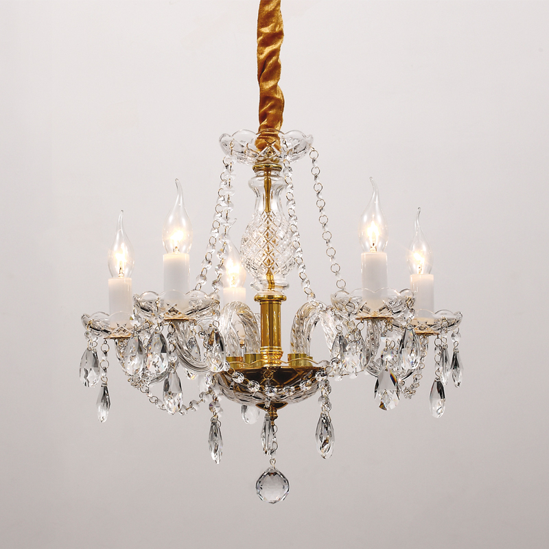 Люстра Megane Chandelier 50 Прозрачный Глянцевое золото Люстра Megane Chandelier 50 Прозрачный Глянцевое золото в Твери | Loft Concept