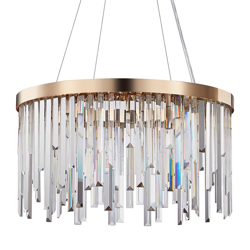 Люстра Bennett Chandelier gold 60 Золотой Прозрачный Люстра Bennett Chandelier gold 60 Золотой Прозрачный в Твери | Loft Concept