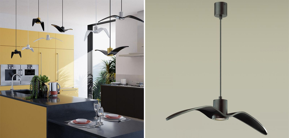 Подвесной светильник Seagull Average черный Подвесной светильник Seagull Average черный - Loft-Concept в Твери