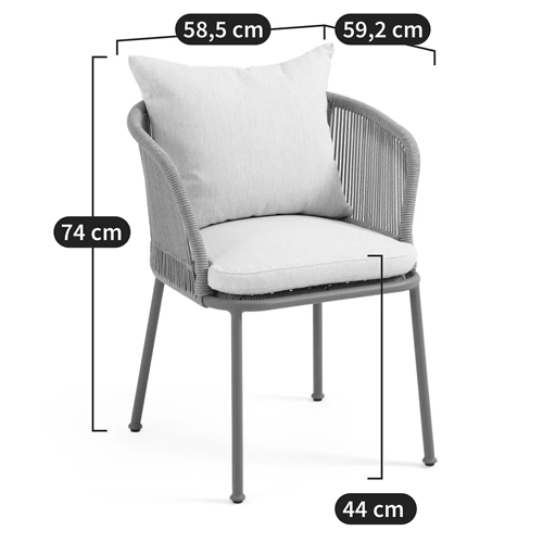 Кресло уличное Bonnie Beige Chair Кресло уличное Bonnie Beige Chair в Твери
