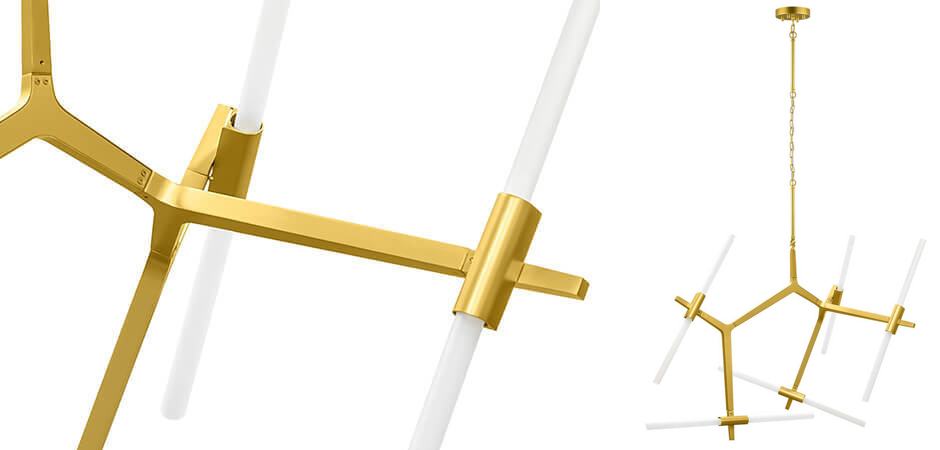 Люстра Агнес Chandelier Gold 10 Люстра Агнес Chandelier Gold 10 - Loft-Concept в Твери