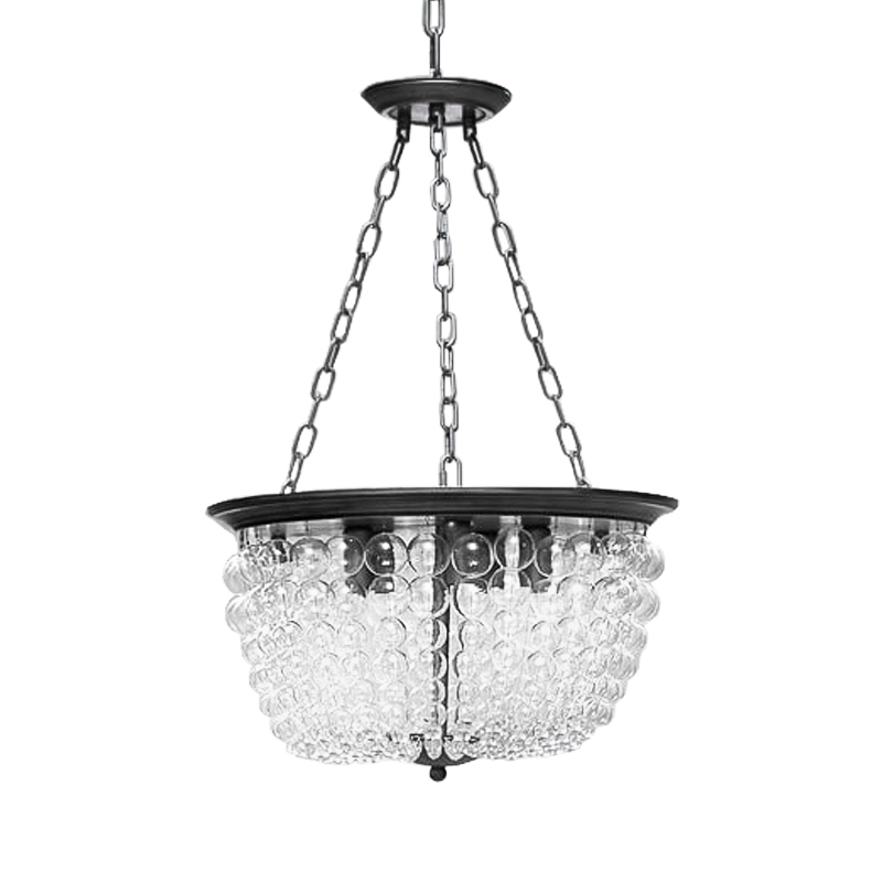 Люстра Bubble Blower Chandeliers Графит Прозрачный Люстра Bubble Blower Chandeliers Графит Прозрачный в Твери | Loft Concept