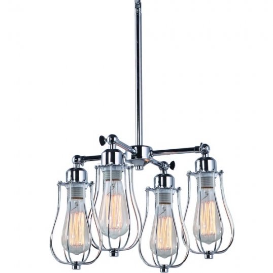 Подвесной светильник Marconi Cage Pendant Quatro Подвесной светильник Marconi Cage Pendant Quatro в Твери | Loft Concept