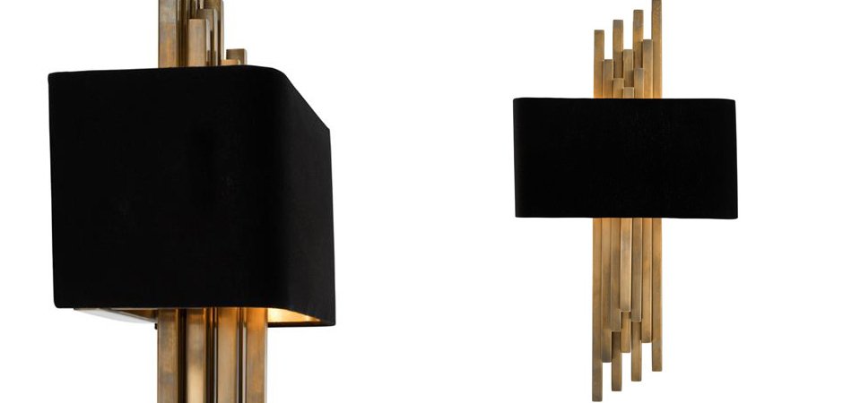 Бра Eichholtz Wall Lamp Caruso Brass Бра Eichholtz Wall Lamp Caruso Brass - Loft-Concept в Твери
